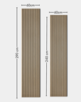 Light Oak Acoustic Slat Wall Panel