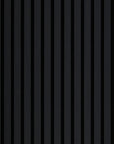 Midnight Black Acoustic Slat Wall Panel